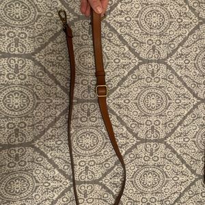 Medium brown strap for handbag